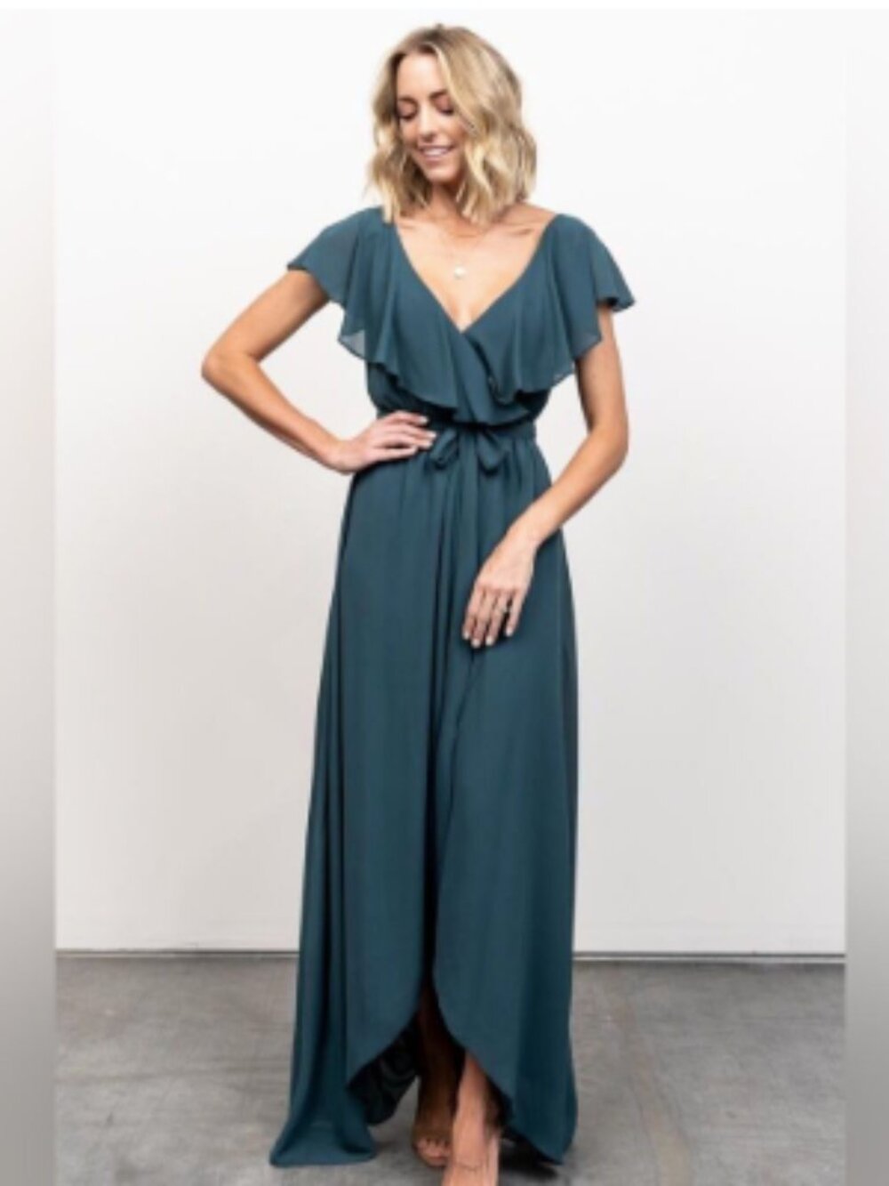 Baltic Born Katya Wrap Maxi Dress Dusty Topaz XXL